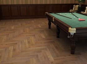 Otmarfloor_Pavimento pvc click_Contesse_Isocore_Herryngbone col Brown